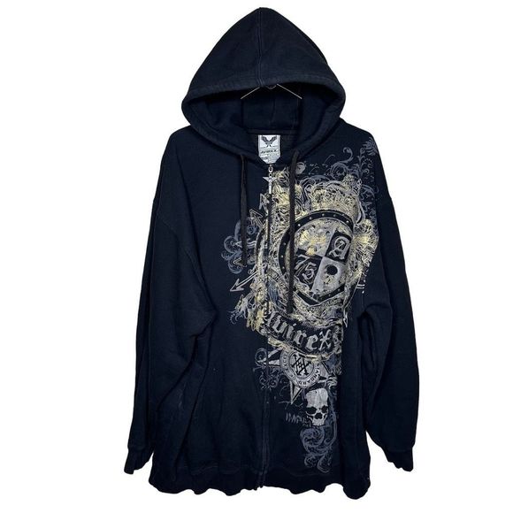 Y2K Avirex Hoodie 3XL - Picture 1 of 4